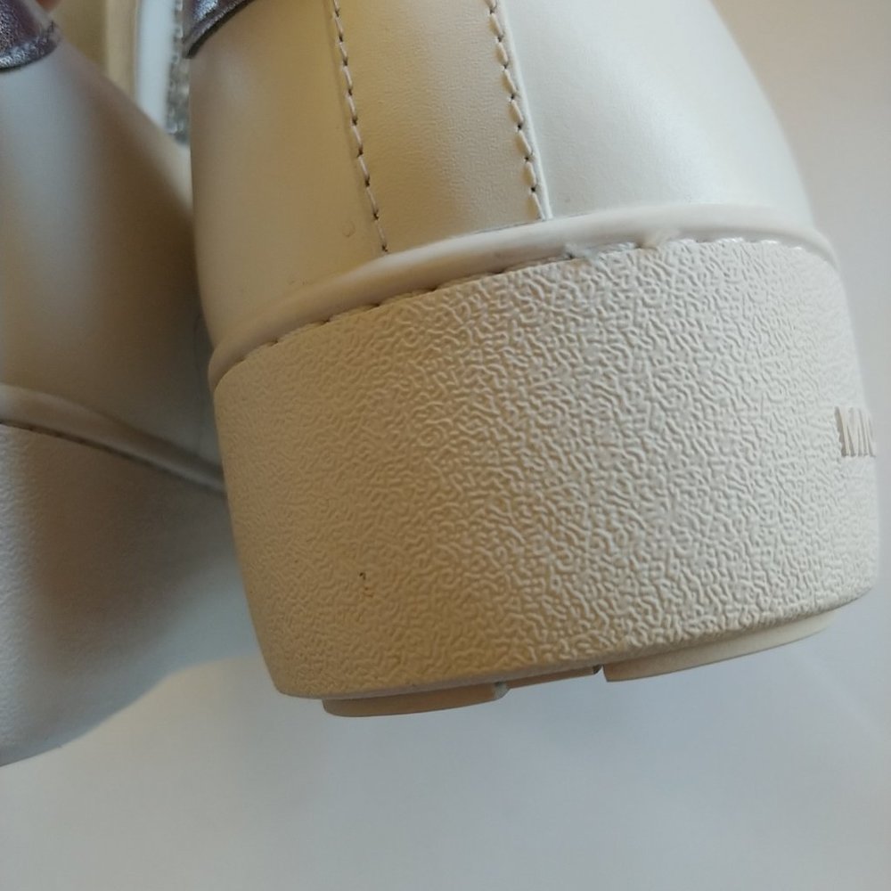 Michael Kors Mindy White Leather Studded Sneaker - Picture 11 of 14